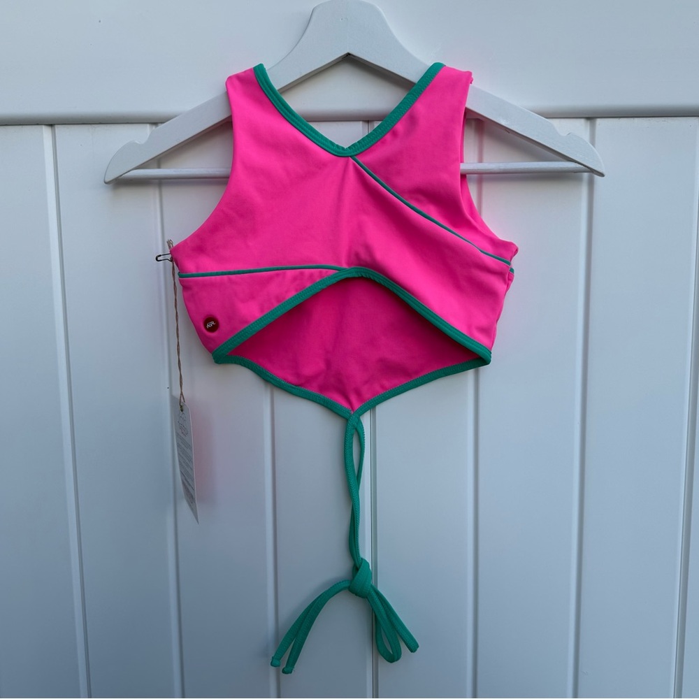 NWT Tiger Friday Dancewear Luna Crop Top Size CXL Color Hula - Picture 3 of 8